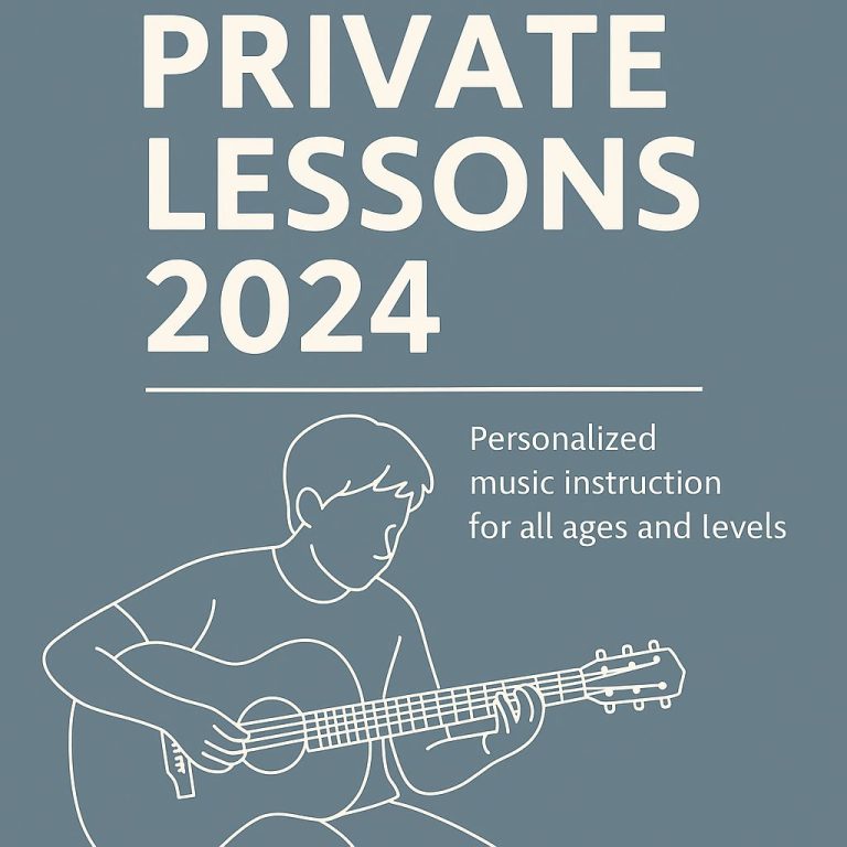 The Benefits of Private Music Lessons