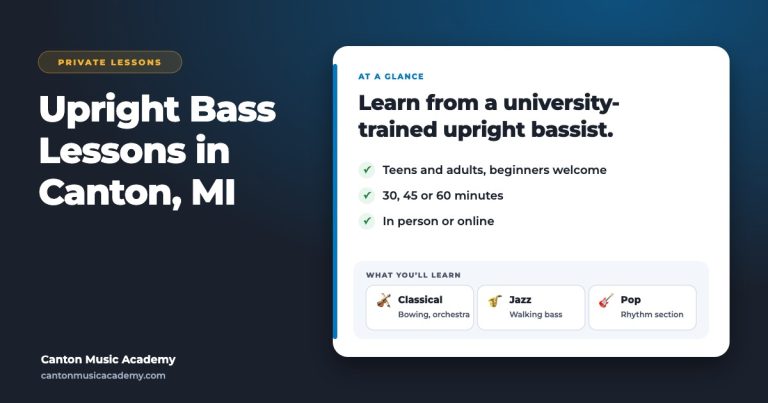 Upright Bass Lessons