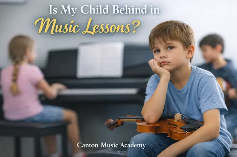 Is My Child Behind in Music Lessons?